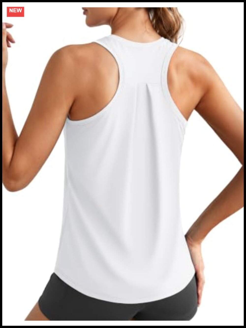 Women's Athletic Racerback Tank Top Sleeveless Workout Yoga